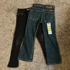 Boys size 8 slim wranglers and wonder nation jeans